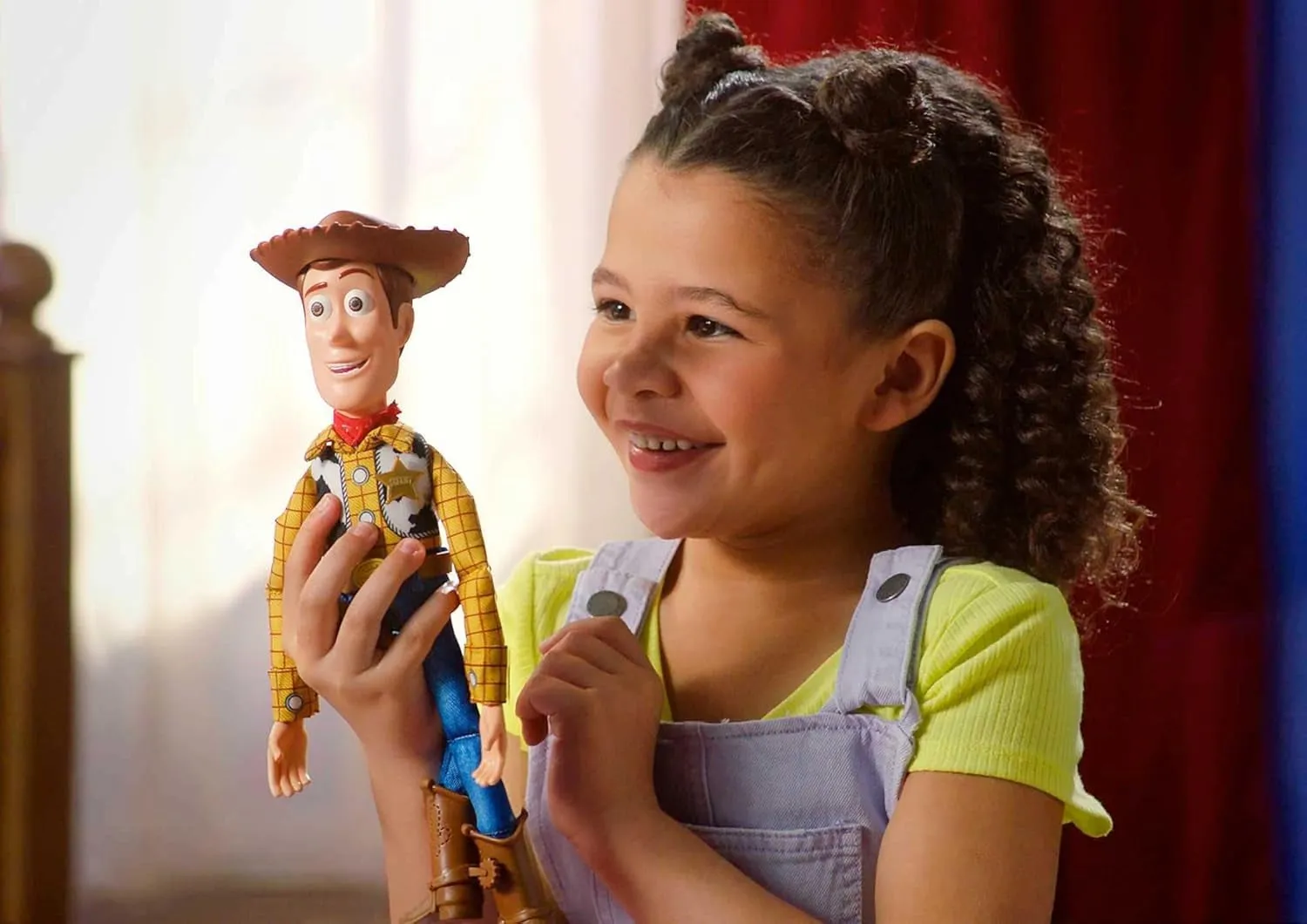 Disney Pixar Toy Story Talking Woody Action Figure & Accessory, Roundup Fun 12-Inch Collectible with 30  Sounds & Phrases