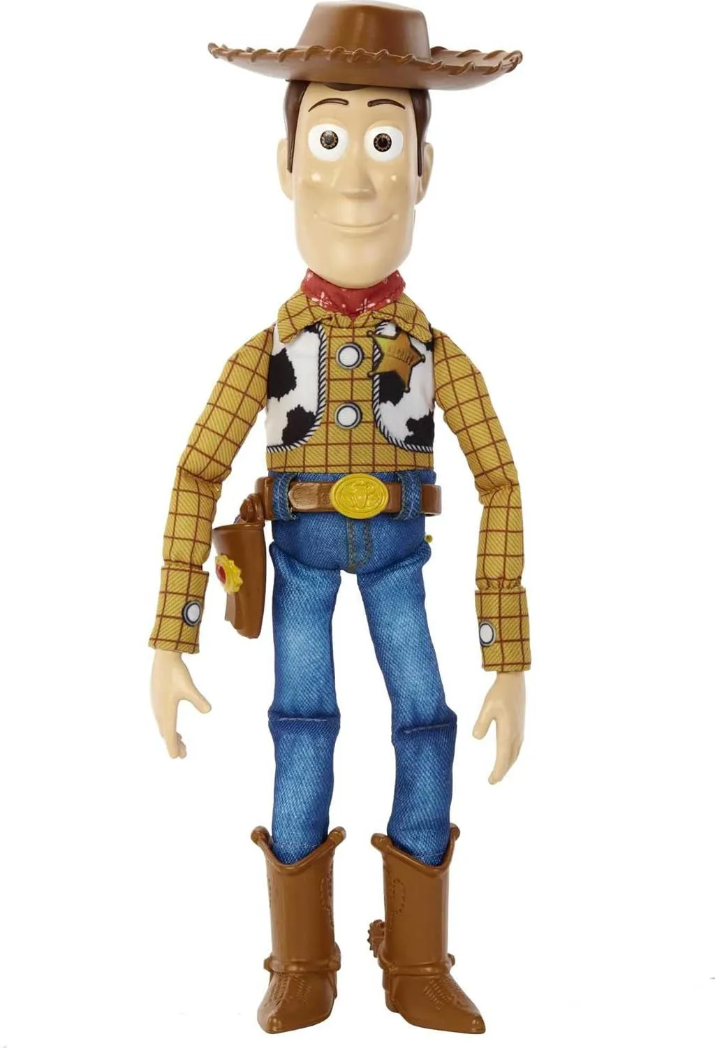 Disney Pixar Toy Story Talking Woody Action Figure & Accessory, Roundup Fun 12-Inch Collectible with 30  Sounds & Phrases