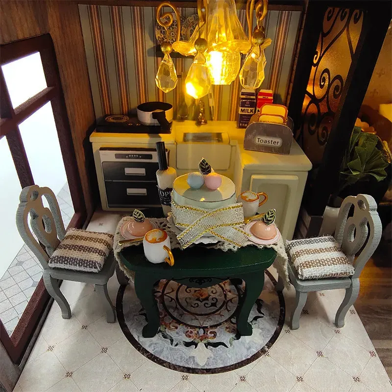 DIY Dollhouse Miniature Kit|Building Dream Tower