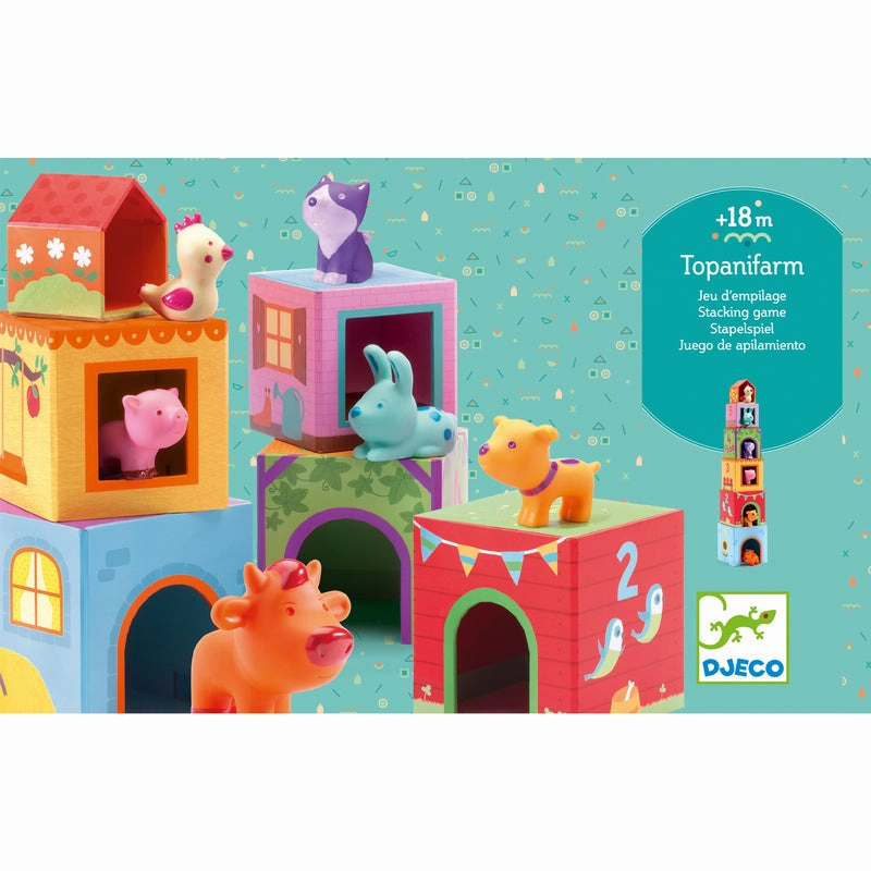 Djeco - Topanifarm Blocks