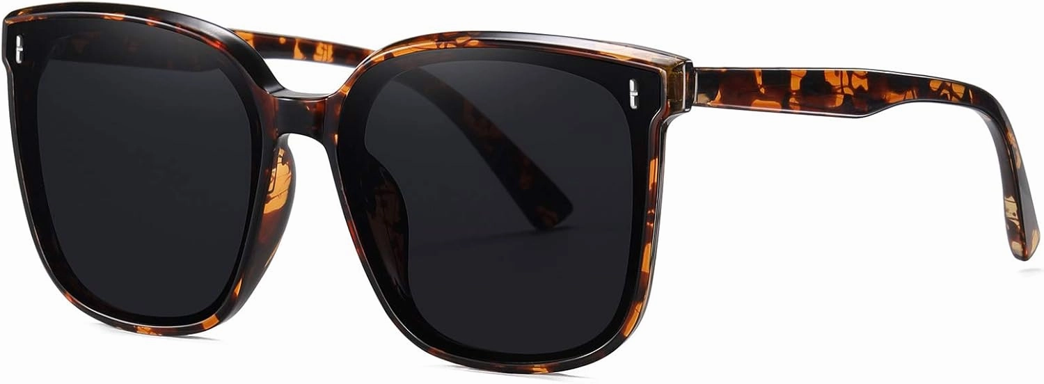 Dollger Retro Oversized Square Sunglasses for Women Trendy Classic Style Sun Glasses UV400 Protection