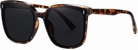 Dollger Retro Oversized Square Sunglasses for Women Trendy Classic Style Sun Glasses UV400 Protection