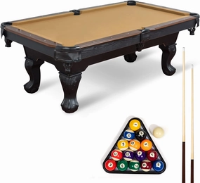 EastPoint Sports Masterton Billiard Table Deluxe - Tan 87 inch 1-1-32270-AA001D