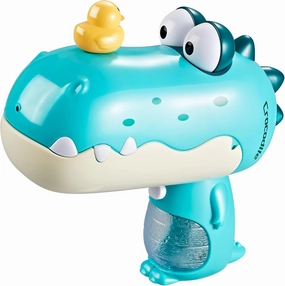 Electric Water Gun, 180ml 520  Shoots 20-26ft Range Cute Crocodile Squirt Gun, Light Up Water Pistol, Water Blaster Toys for Children Boys Girls Kids Ages 8-12 (Blue)