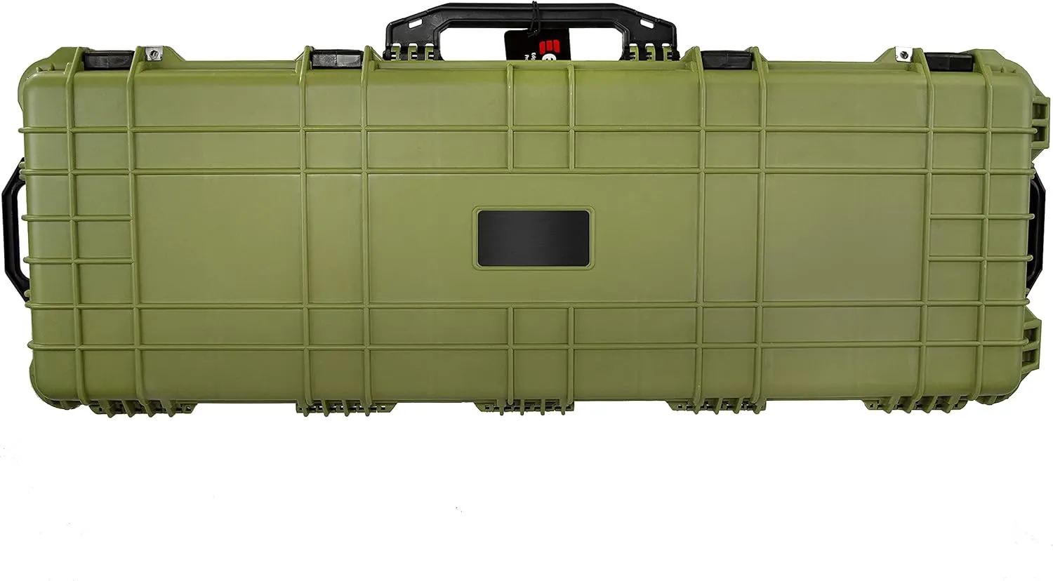 Eylar 44" inch Roller Rifle Hard Case with Foam and Custom Logo Plate, Waterproof & Crushproof, Two Rifles Or Multiple Guns, Pressure Valve with Lockable Fittings