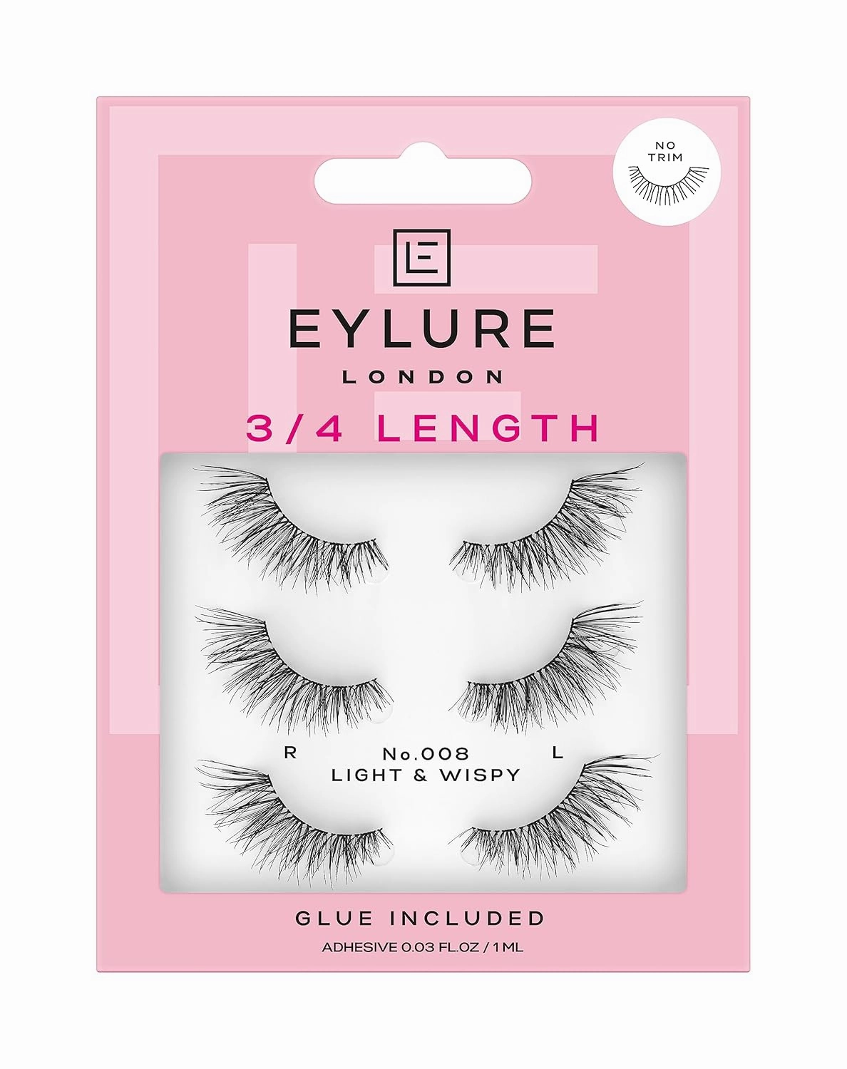 Eylure Eyl Fluttery Light 008 Multipack