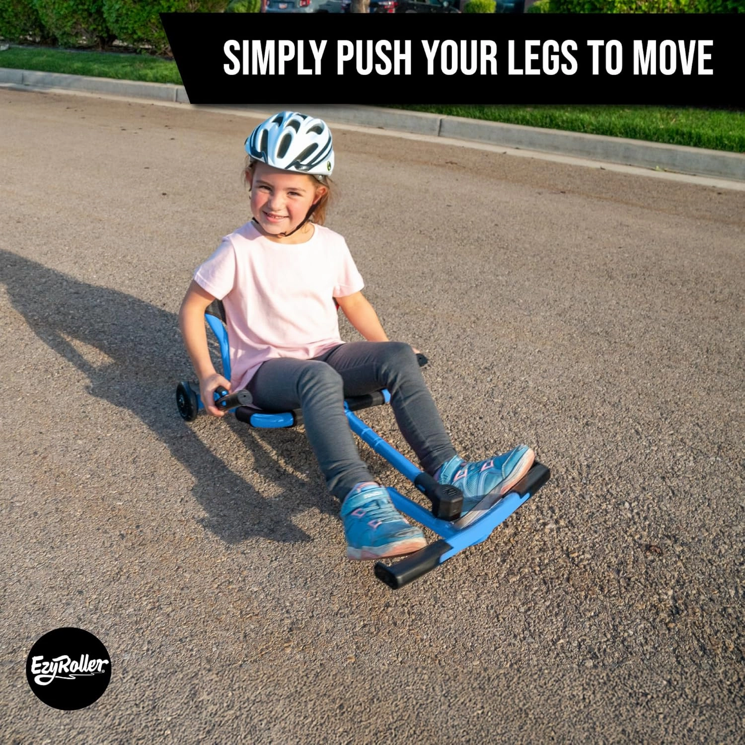 EzyRoller Classic X Ages 4 , 45lbs - 120lbs - Blue