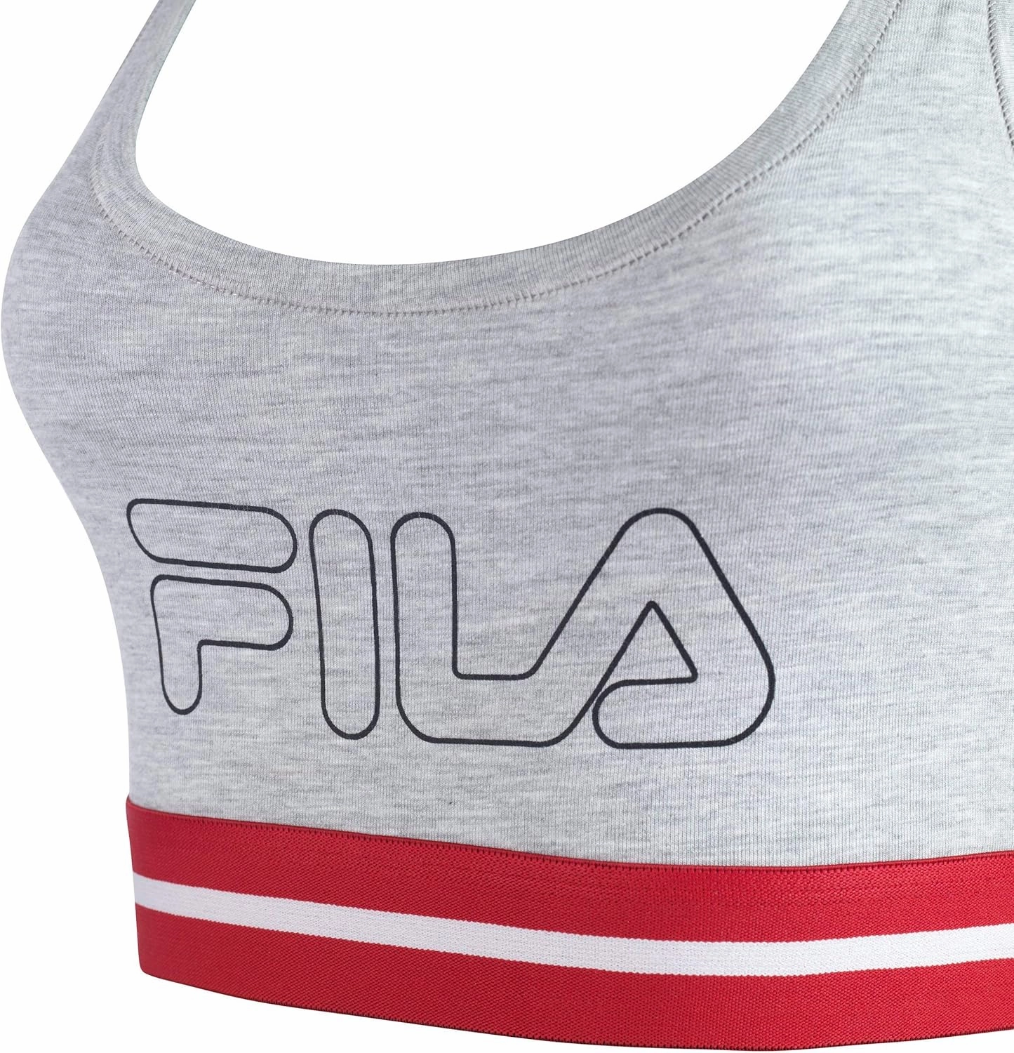 Fila Women's Classic Logo Cotton Racerback Sports Bra