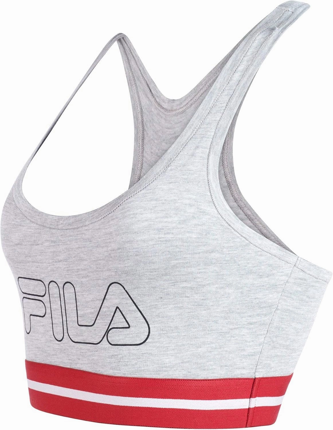 Fila Women's Classic Logo Cotton Racerback Sports Bra