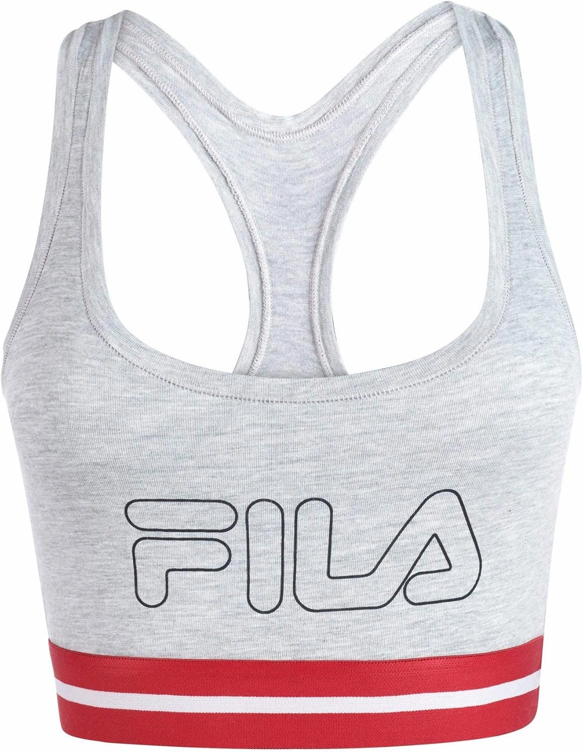 Fila Women's Classic Logo Cotton Racerback Sports Bra