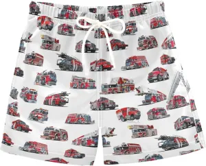 Fire Flame Boys Swim Trunks Toddler Swim Shorts Little Boys Bathing Suit Swimsuit Toddler Boy Swimwear