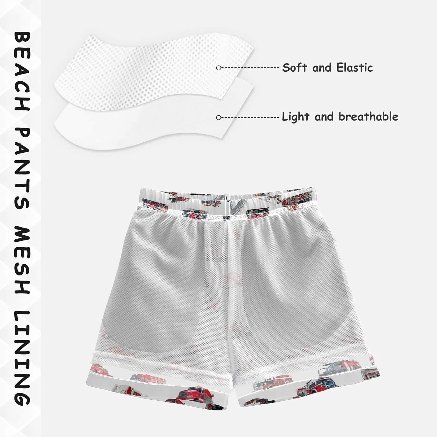 Fire Flame Boys Swim Trunks Toddler Swim Shorts Little Boys Bathing Suit Swimsuit Toddler Boy Swimwear