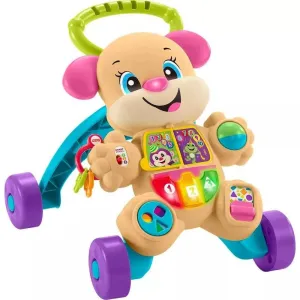 Fisher-Price Baby Toy Laugh & Learn Smart Stages Learn with Sis Walker with Music Lights & Activities for Infants Ages 6  Months