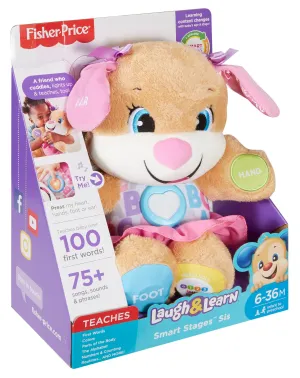 Fisher-Price Laugh & Learn Smart Stages Sis Lights Music and Smart Stages Learning Toy For Infant & Toddlers