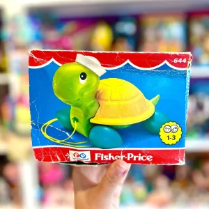 Fisher-Price: Tag-Along Turtle #644 (70s)