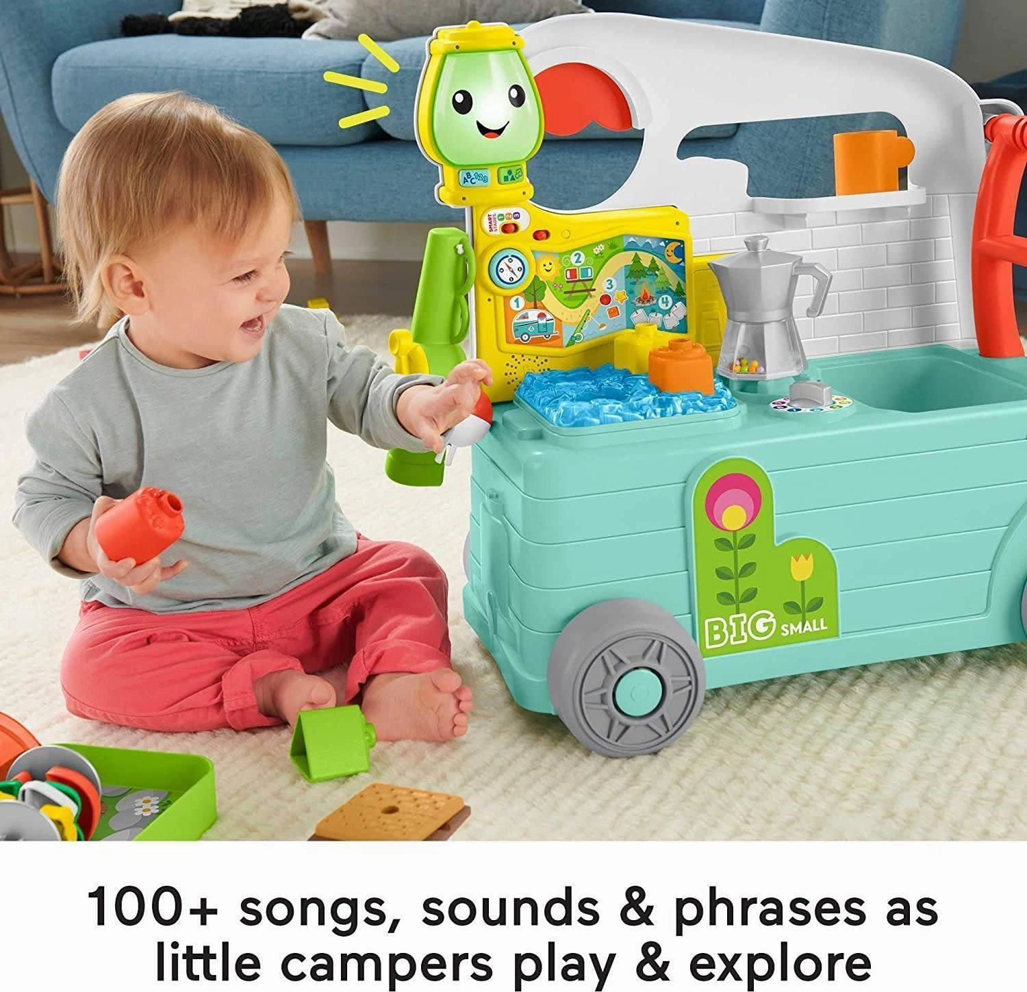 Fisher-Price Laugh And Learn 3-In-1 On-The-Go Camper