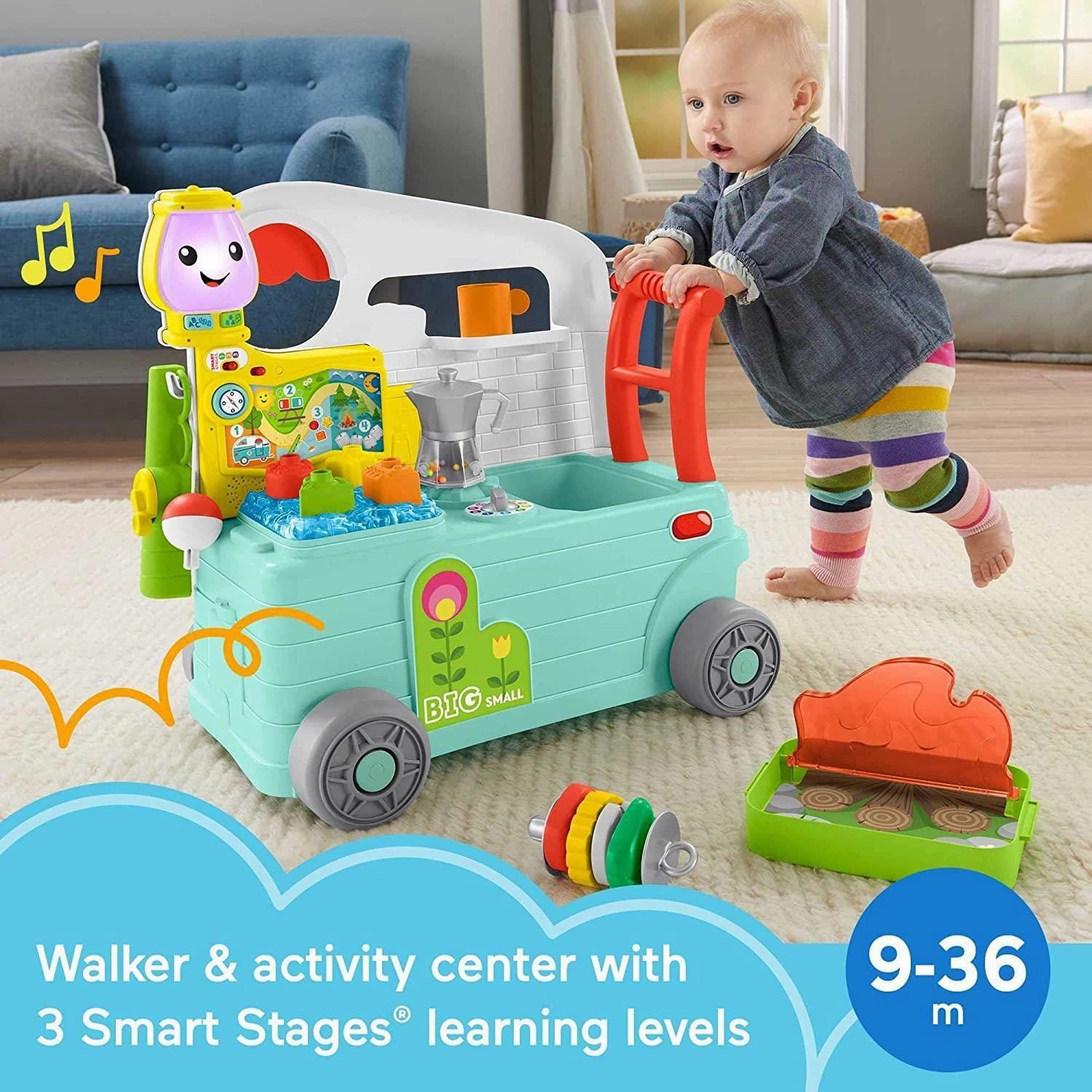 Fisher-Price Laugh And Learn 3-In-1 On-The-Go Camper