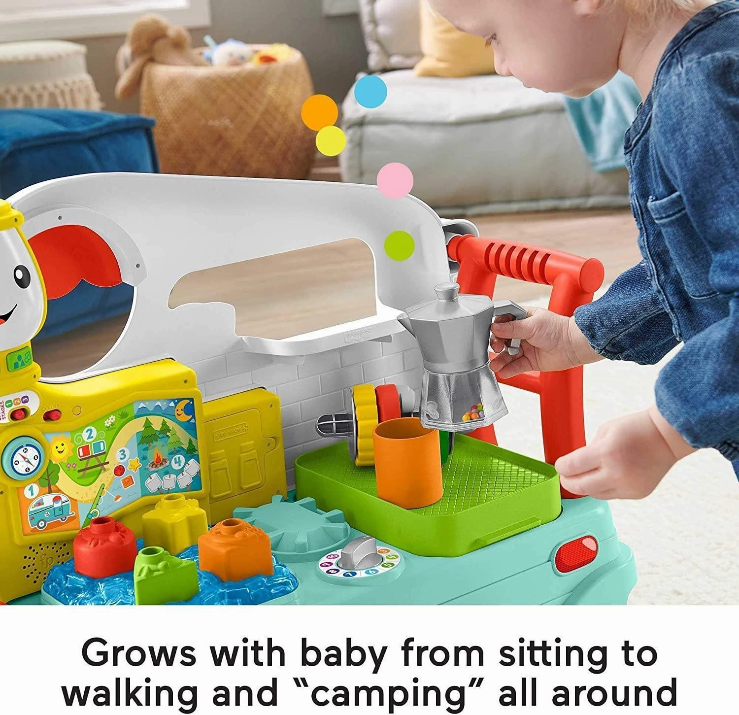 Fisher-Price Laugh And Learn 3-In-1 On-The-Go Camper