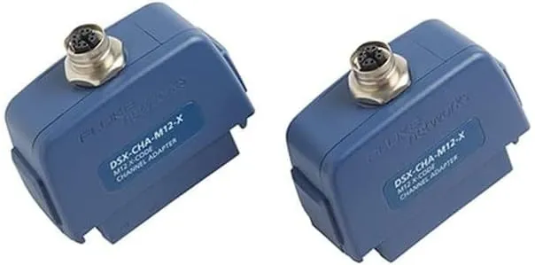 Fluke Networks DSX-CHA-M12-X-S - DSX M12X Female Channel Adapter Set of 2