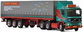 for Volvo F12 6x4 CURTAINSIDE Trailer Classic 01-2680 1/50 DIECAST Model Finished CAR Truck