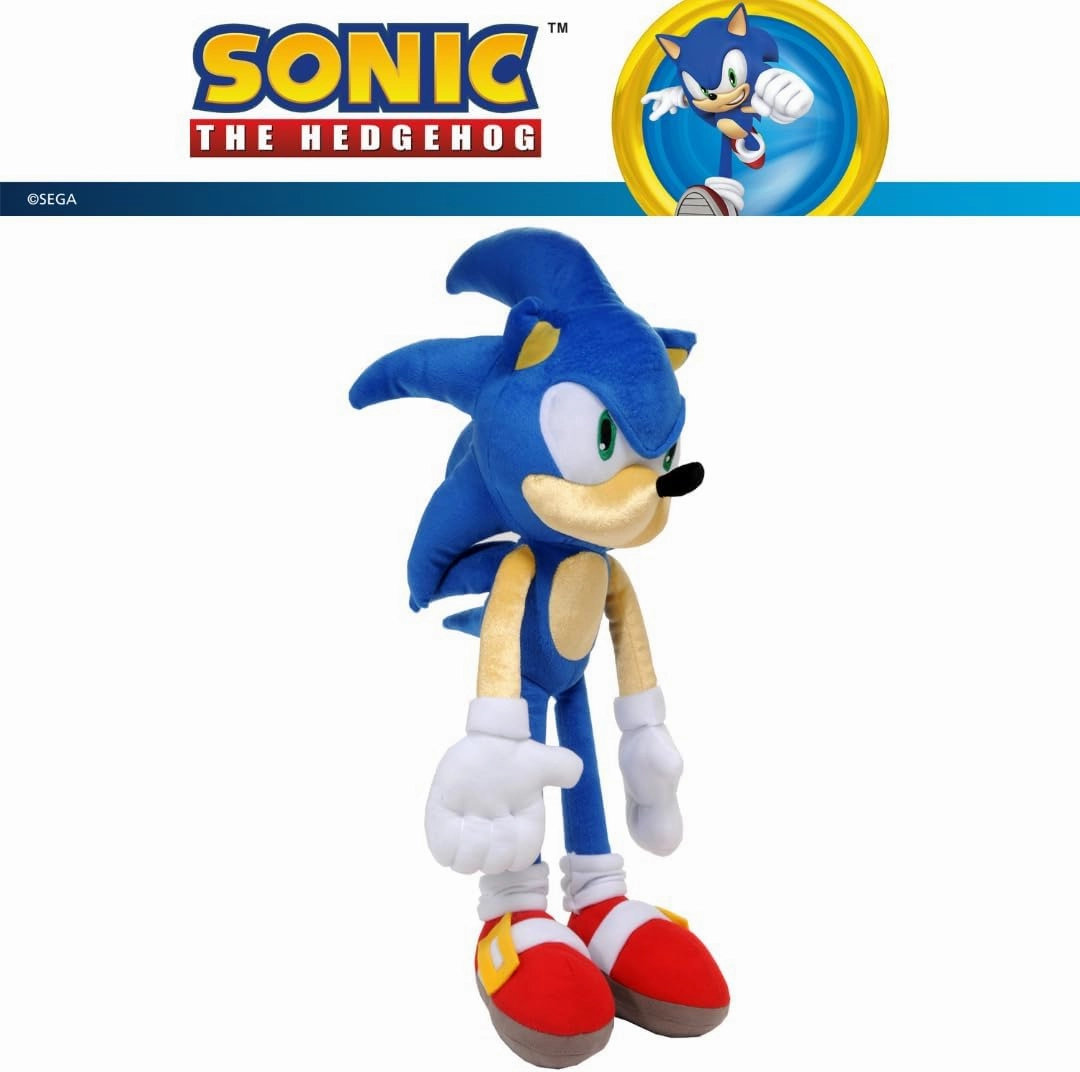 Franco Sonic The Hedgehog Anime Kids Bedding Super Soft Plush Cuddle Pillow Buddy, One Size, (Officially Licensed Product)