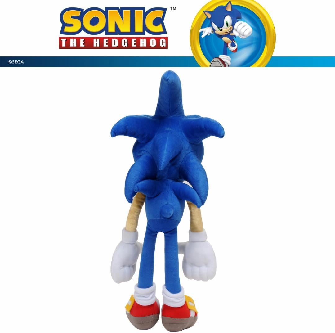 Franco Sonic The Hedgehog Anime Kids Bedding Super Soft Plush Cuddle Pillow Buddy, One Size, (Officially Licensed Product)