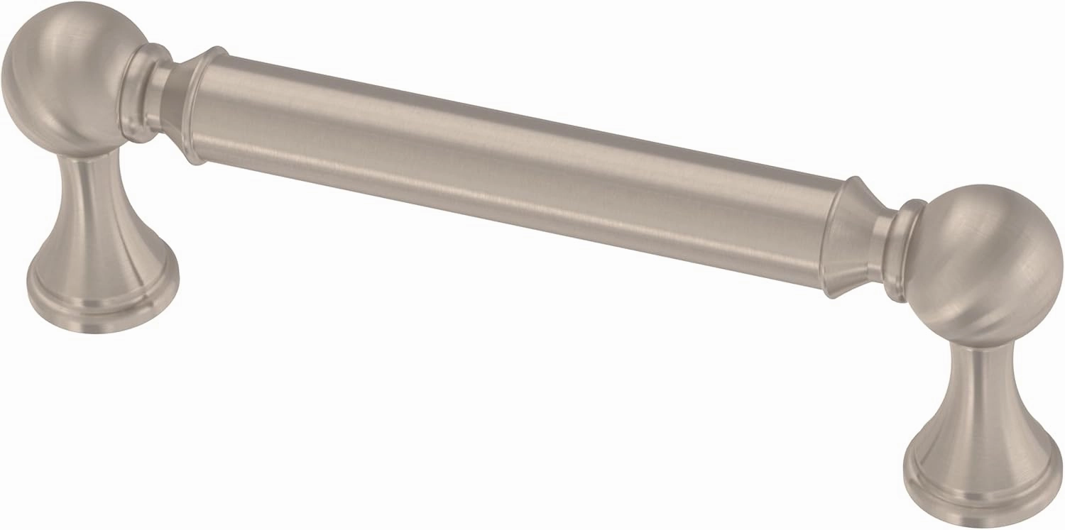FRANKLIN BRASS Classic Farmhouse (10-Pack) Cabinet Handles 3-3/4" Hole Center | Satin Nickel Kitchen Pulls, Hardware for Dressers, Drawers, Furniture P41929C-SN-B