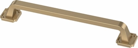 FRANKLIN BRASS Notched Backplate (10-Pack) Cabinet Handles 6-5/16" Hole Center | Champagne Bronze Kitchen Pulls for Dresser, Drawers | Hardware P40126C-CZ-B