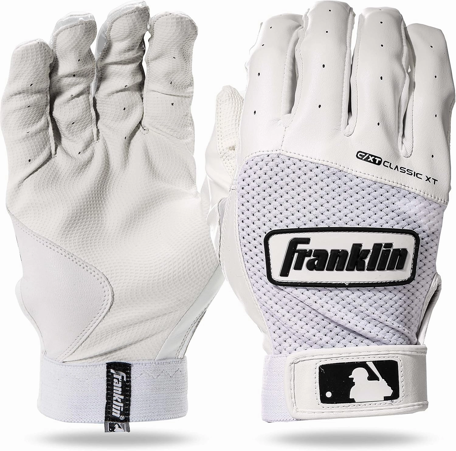 Franklin Sports MLB Classic XT Batting Gloves - Adult   Youth Batting Glove Pairs - Baseball   Softball Batting Gloves