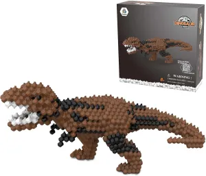 Fun Dinosaur Building Set 326 PCS, Tyrannosaurus rex Creative Educational Toys Boys Girls 8 , Animal Figures Building Kit Model Jurassic Dino Blocks Toy Dispaly Present for Kids Adults