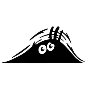 Funny Peeking Monster Auto Car Windows Sticker