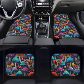 Funny Mushrooms Car Floor Mats