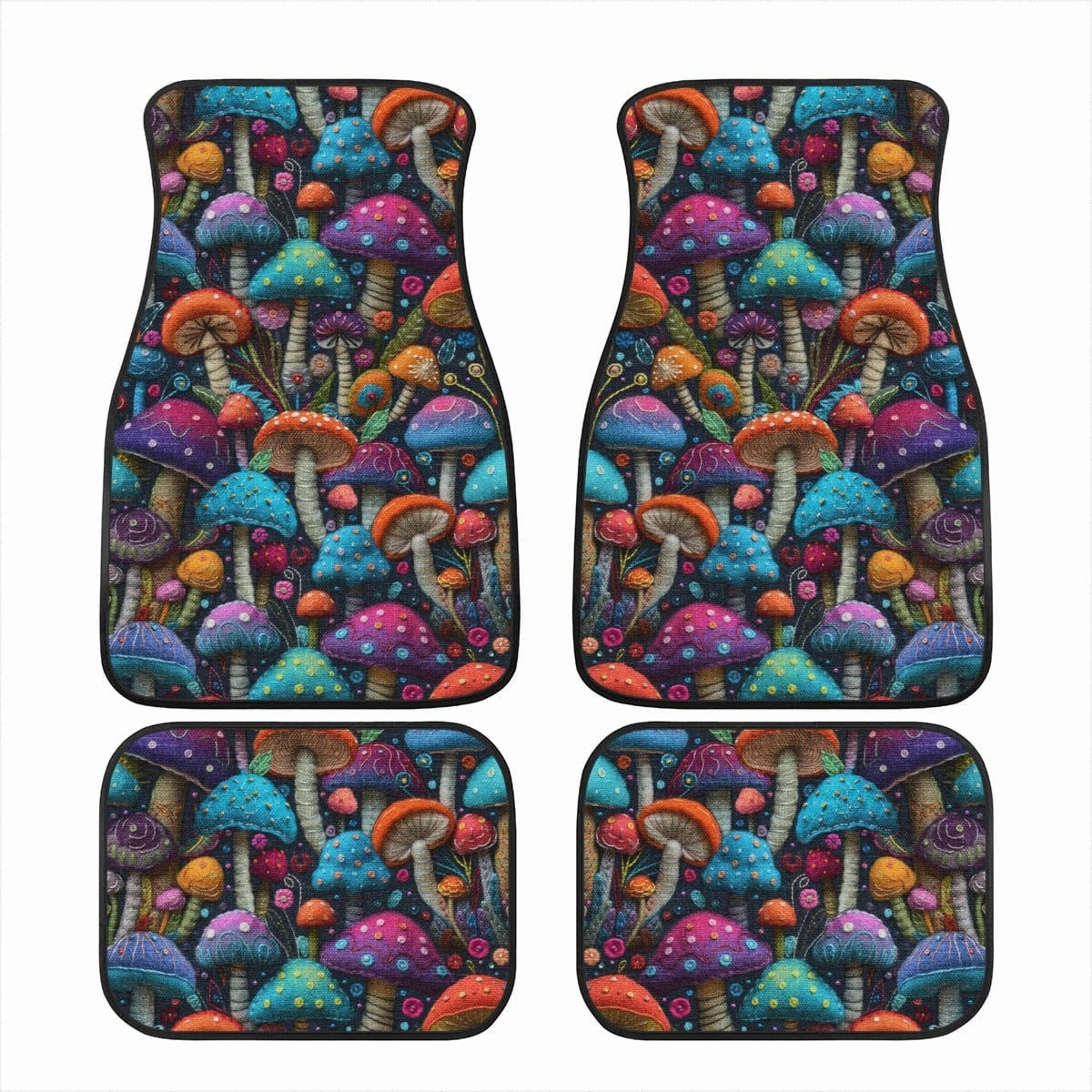 Funny Mushrooms Car Floor Mats