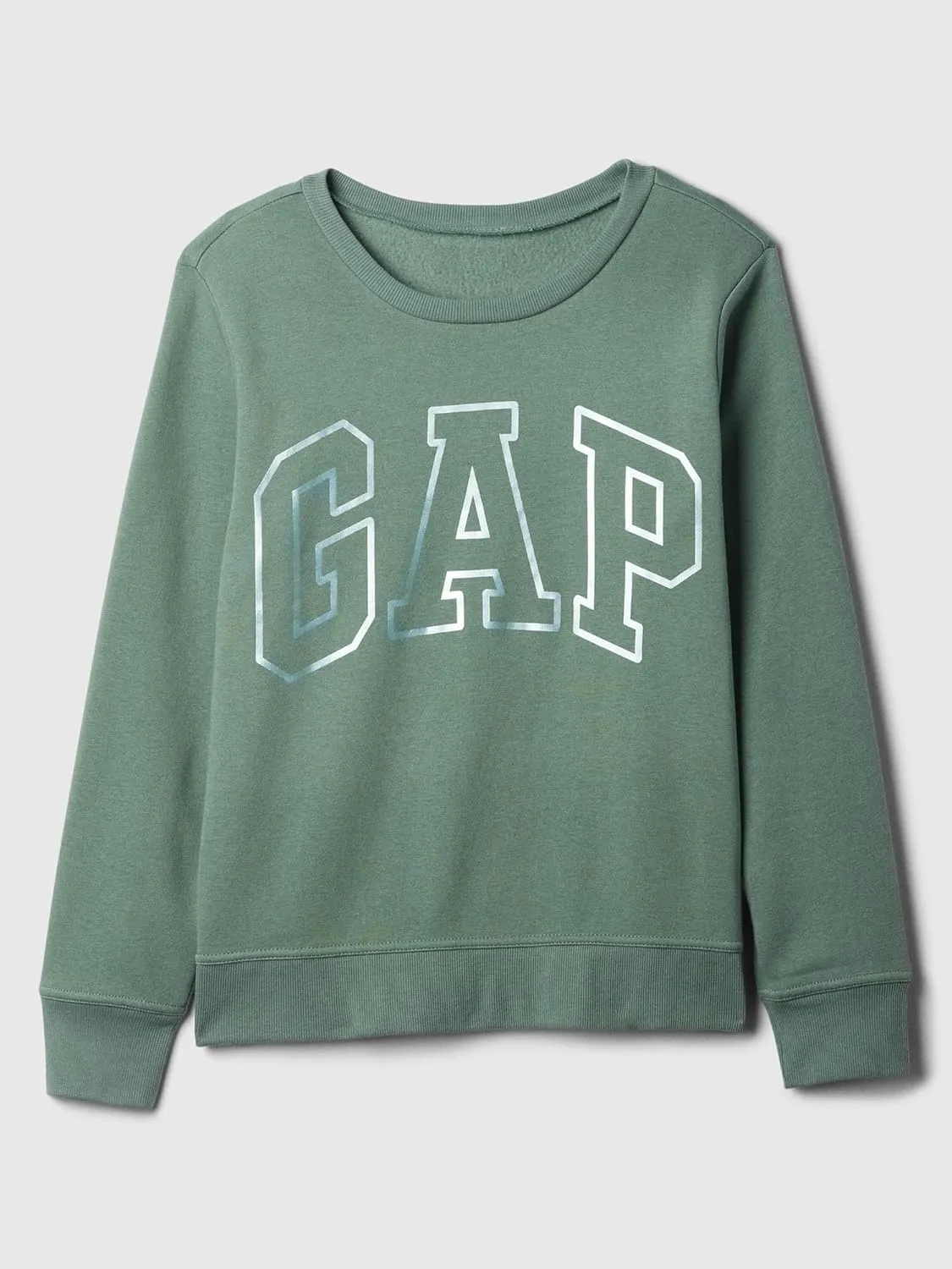GAP Women's Pull-on Logo Crew Sweatshirt