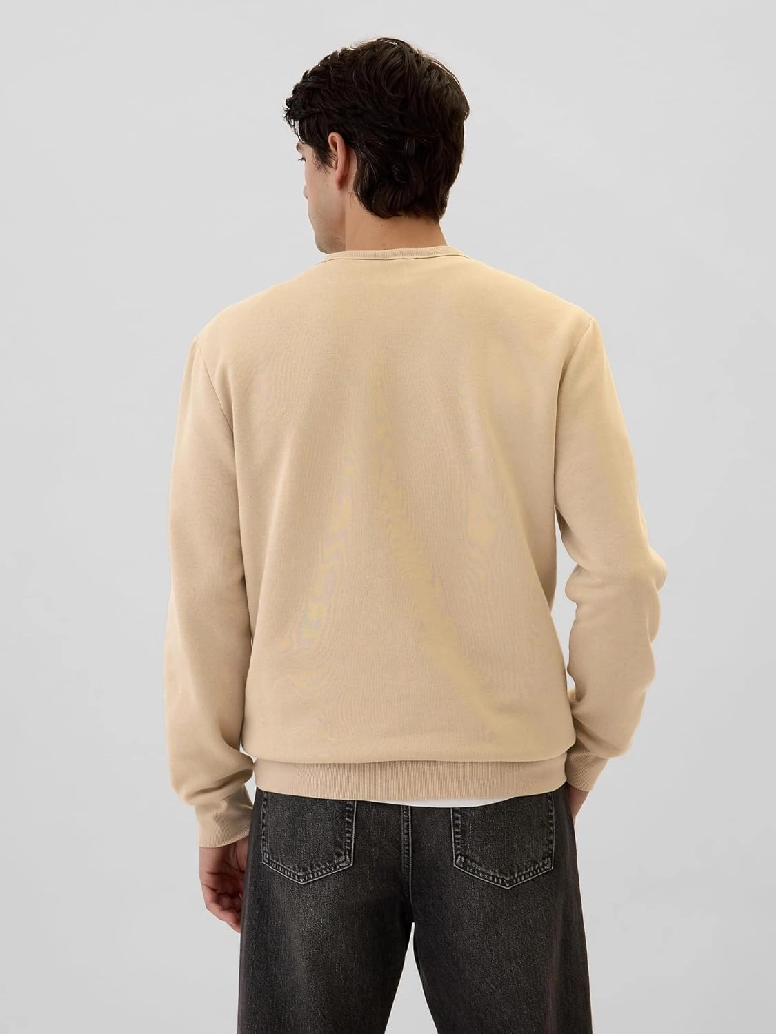 GAP Men's Logo Fleece Crew Sweatshirt
