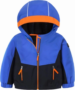 GEMYSE Toddler Boys Jacket Waterproof Baby Kids Windbreaker Jacket Fleece Toddler Coat Spring Fall Outerwear