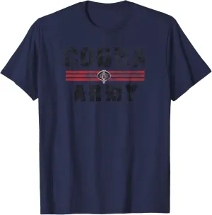 G.I. Joe A Real American Hero Cobra Army Distressed Logo T-Shirt