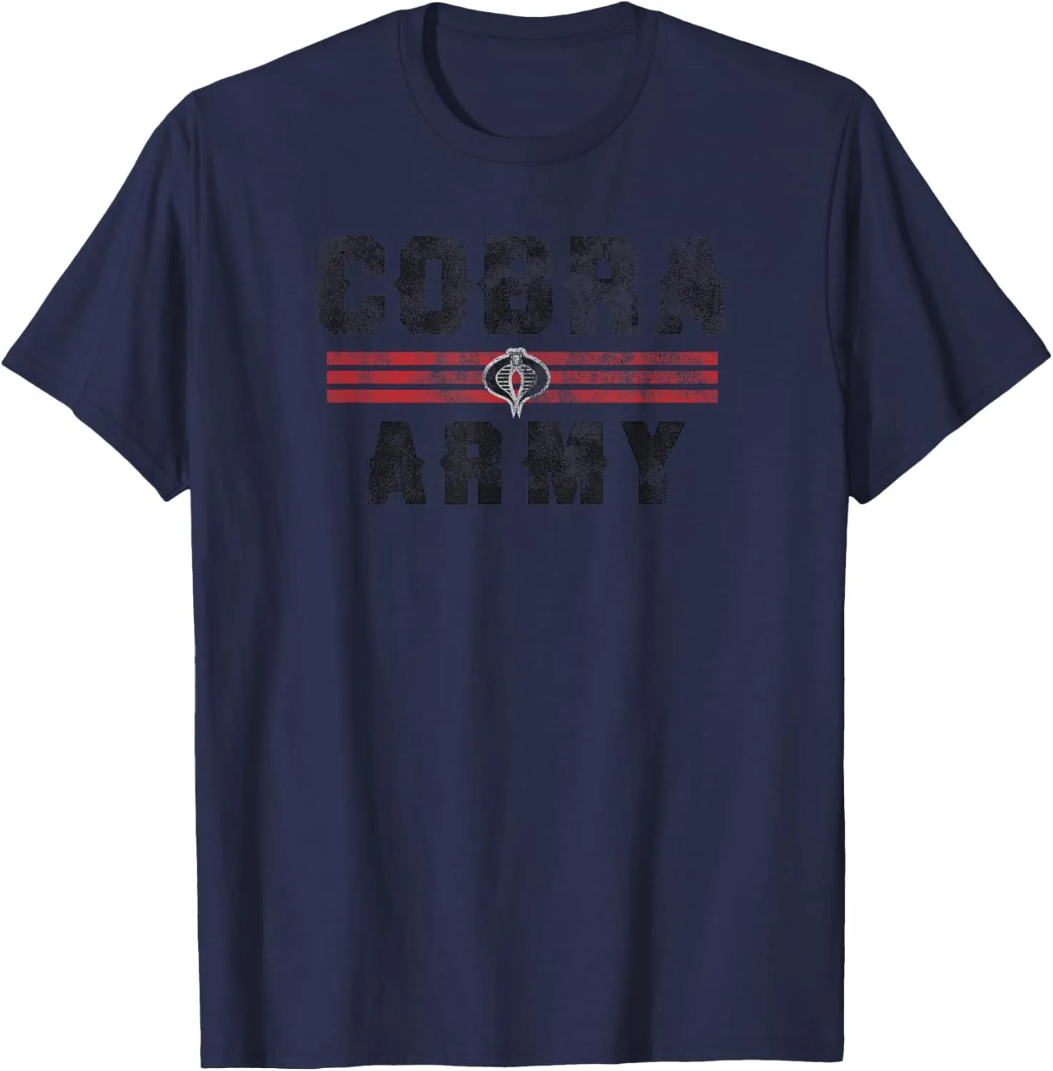 G.I. Joe A Real American Hero Cobra Army Distressed Logo T-Shirt