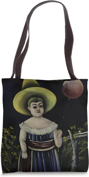Girl with ball by Niko Pirosmani Tote Bag