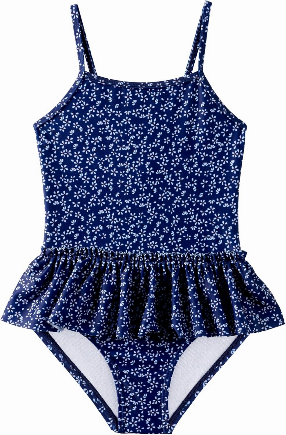 Girls One Piece Swimsuits Toddler Bathing Suit Little Kids Cute Swimwear Quick Dry Striped Ruffle Floral Size 2-10T