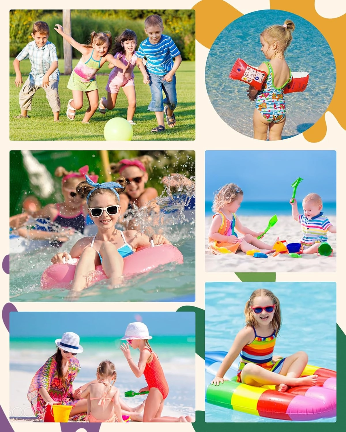 Girls One Piece Swimsuits Toddler Bathing Suit Little Kids Cute Swimwear Quick Dry Striped Ruffle Floral Size 2-10T