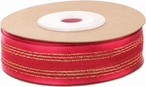 GLEAVI Rolls Unique Holiday Decor Wrapping Ribbon Double-Sided Craft Wrap Box Bag Adornments DIY Flower Art Easy Storage