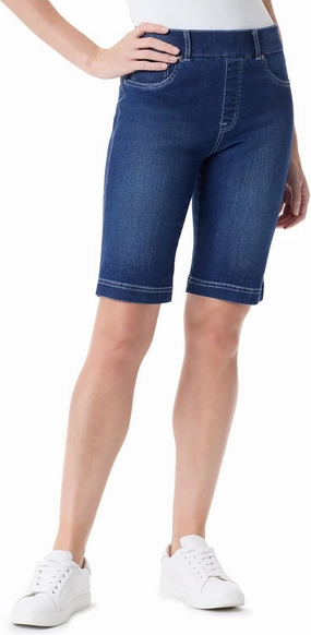 Gloria Vanderbilt Women's Shape Effect Pull on Bermuda High Rise Short Standard
