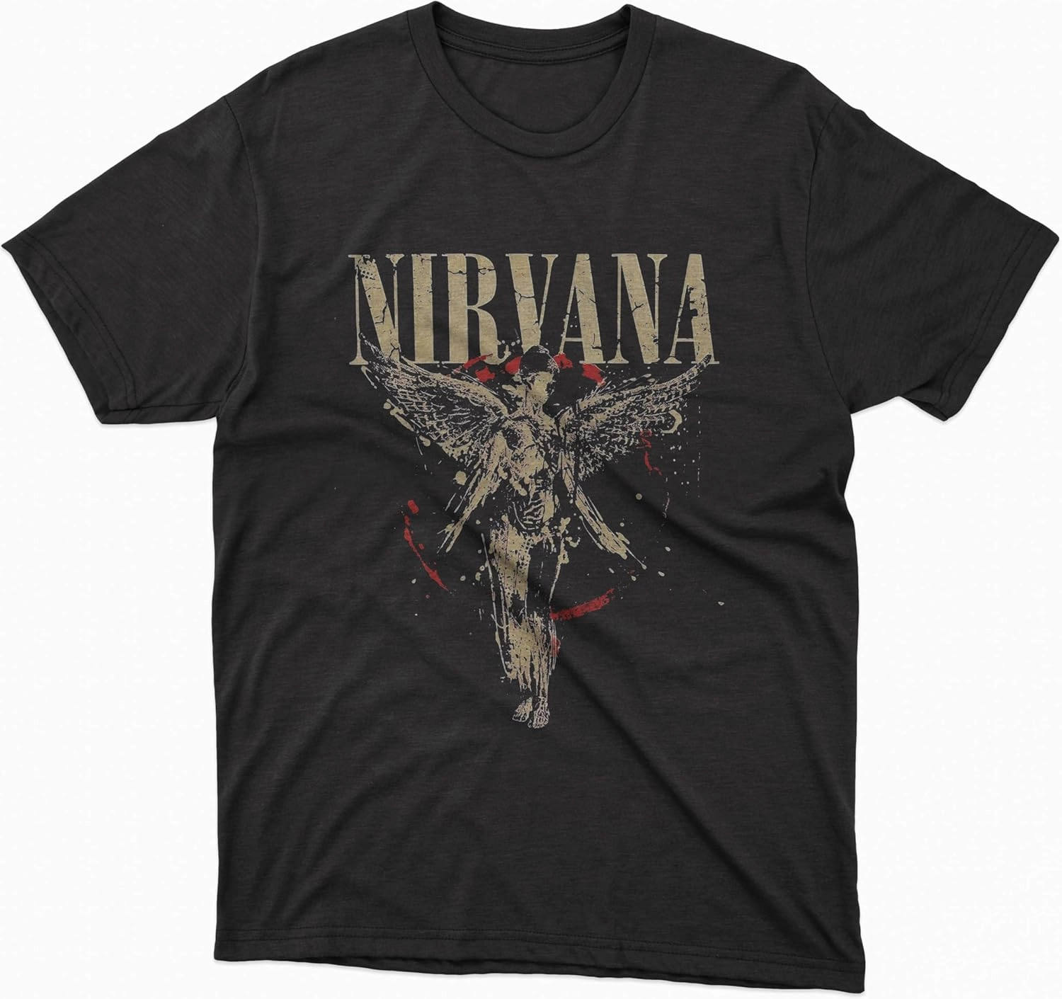 Grayce Nirvana™ in Utero Angel Splatter T-Shirt - by Nirvana™ Splatter (US, Alpha