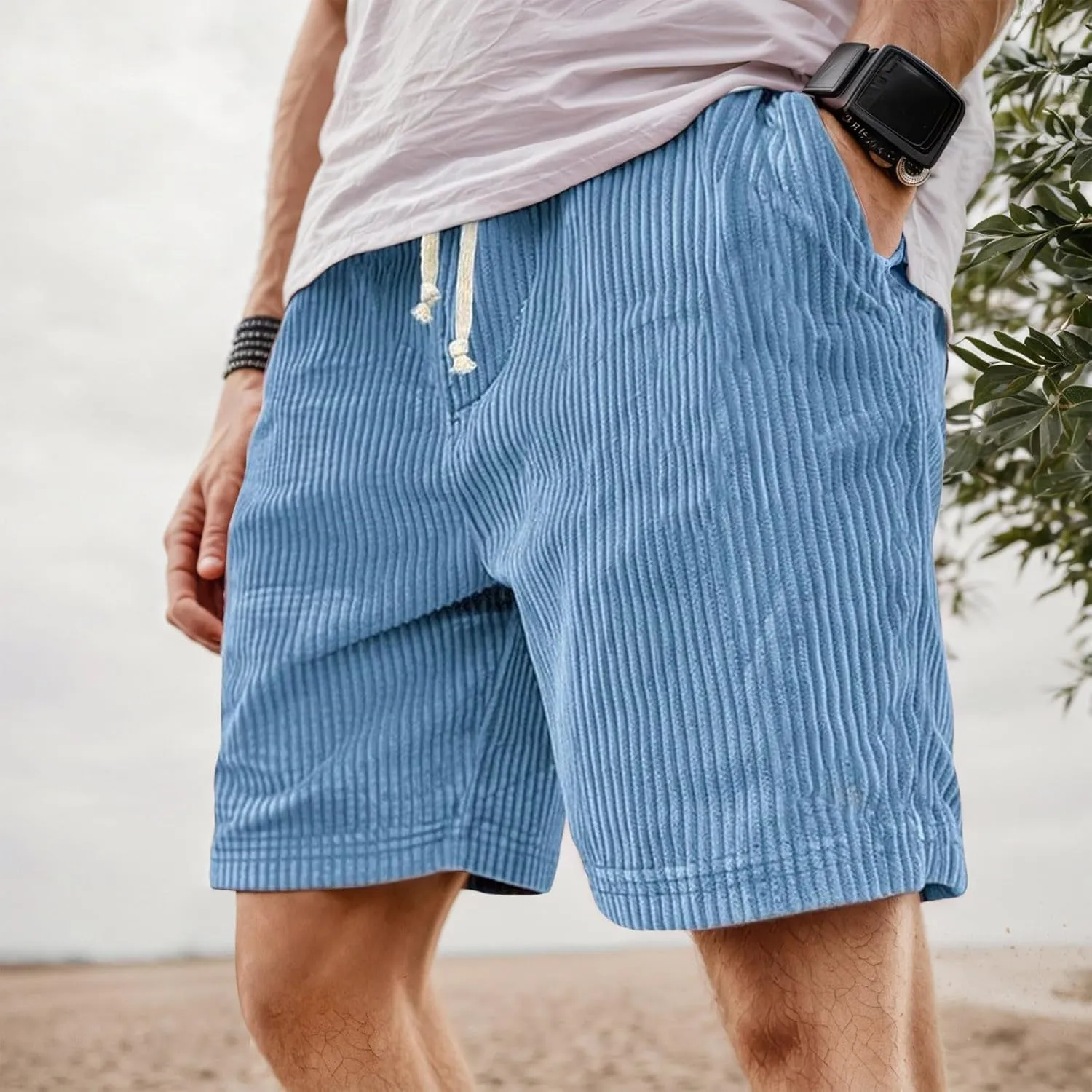 Gym Shorts for Men Business Climing Split Dressy Patterned Soft Athletic Shorts for Men Flattering Camo Couples Fluted