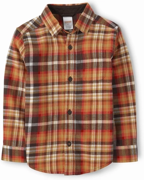 Gymboree,and Toddler Long Sleeve Plaid Button Up Shirts