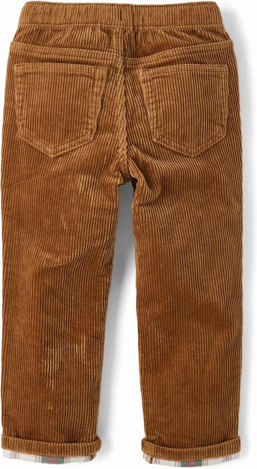 Gymboree Boys' and Toddler Pull on Corduroy Roll Cuff Pants