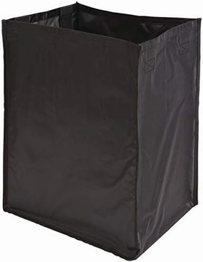 Hafele Hamper Replacement Bag - Synergy Collection - Nylon - Black (W 10 1/2" x D 12 1/16" x H 19 1/16")