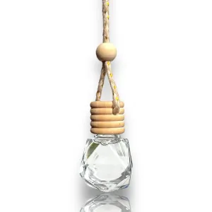 Hanging Fragrance Diffuser (Mango & Coconut Milk) | Cute Car Accessory | Long-Lasting Scent | Air Deodorizer, Freshener