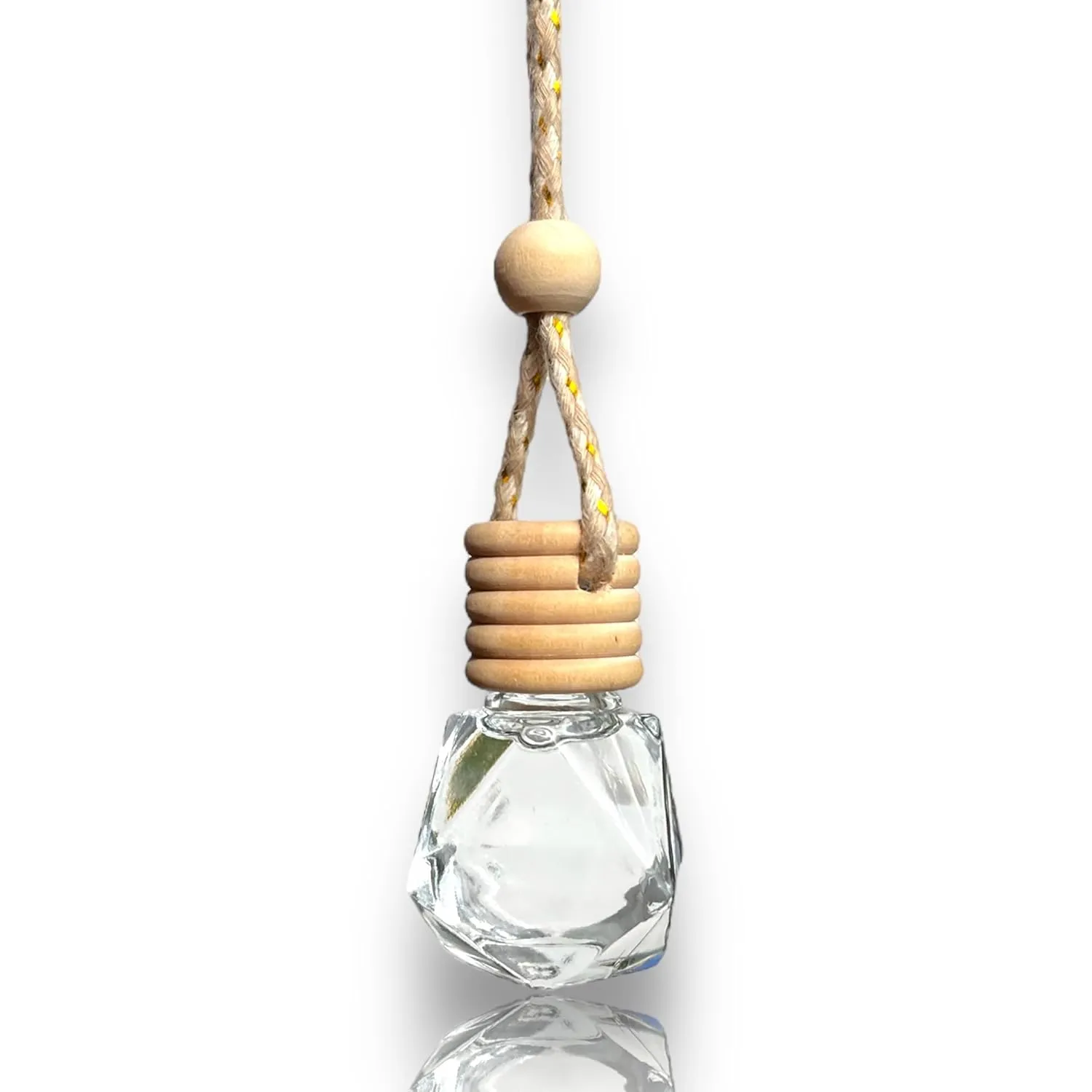 Hanging Fragrance Diffuser (Mango & Coconut Milk) | Cute Car Accessory | Long-Lasting Scent | Air Deodorizer, Freshener
